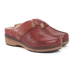 New Pikolinos Granada Floral Embossed Clog in Arcilla Women's Size EU 37